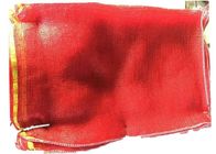 Red Woven Mesh Bag Ventilated Mesh Sacks For Fresh Fruits