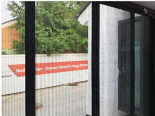 Wholesale 100pcs MOQ Grey Color Pleated Mosquito Net Door Resin Coated Fiberglass Window Mesh Screen 0.26mm